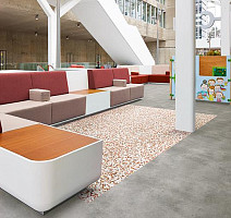 Forbo Sarlon Graphic 19dB 9406T4319 coral terrazzo фото 3 | FLOORDEALER